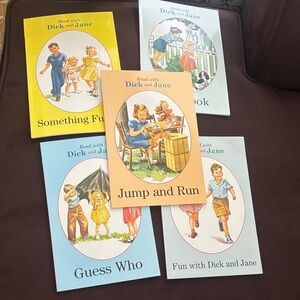 Set of Dick and Jane Children's Books Learn to Read